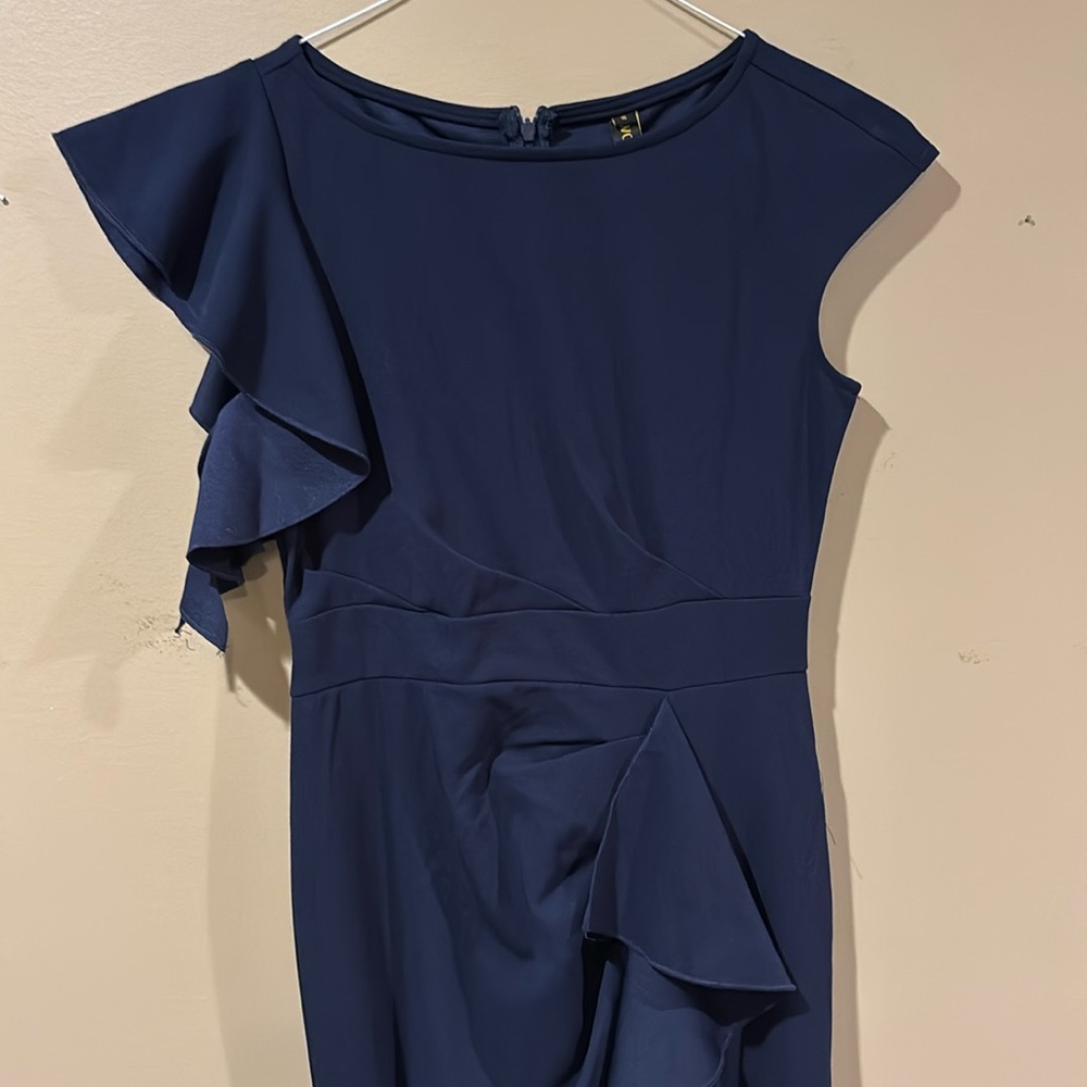 Navy blue formal long length